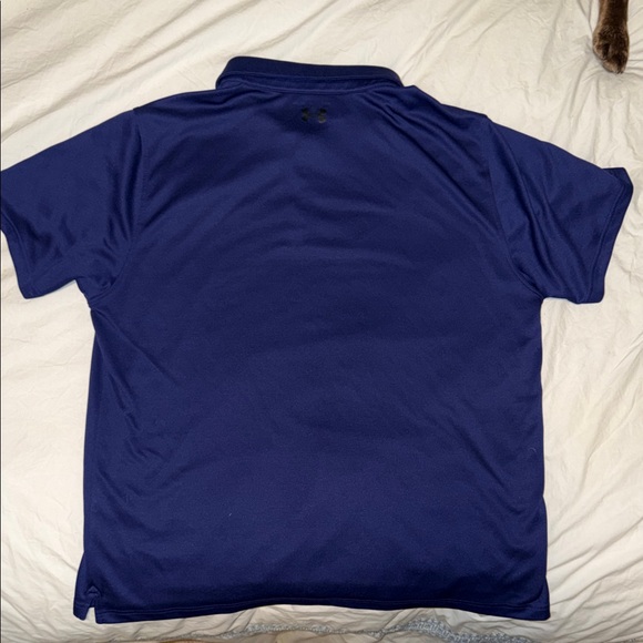 Under Armour Men's Deep Blue Polo Shirt Size 4XL - Picture 9 of 9